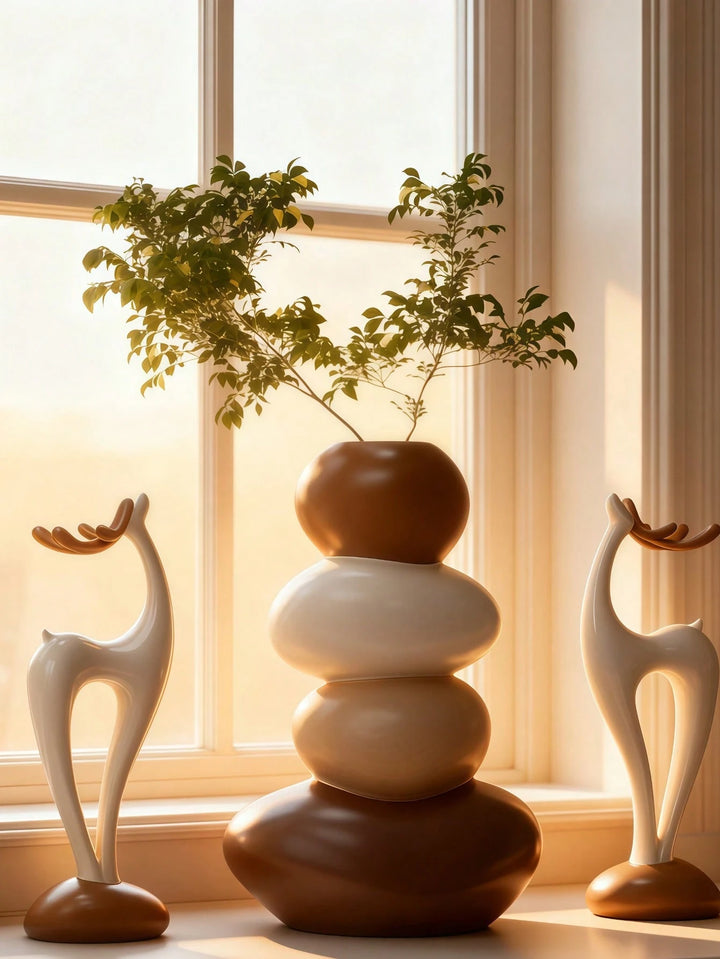DOUCE & MIDA™ | LUCKY VASE AND REINDEER SET