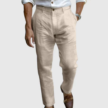 SAINT-TROPEZ CHIC LINEN TROUSERS