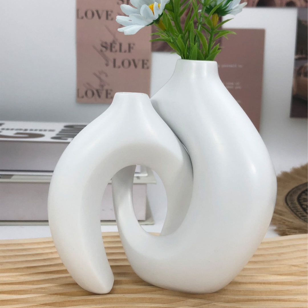 DOUCE & MIDA™ | GEOMETRIC DESIGN COMBINATION VASE