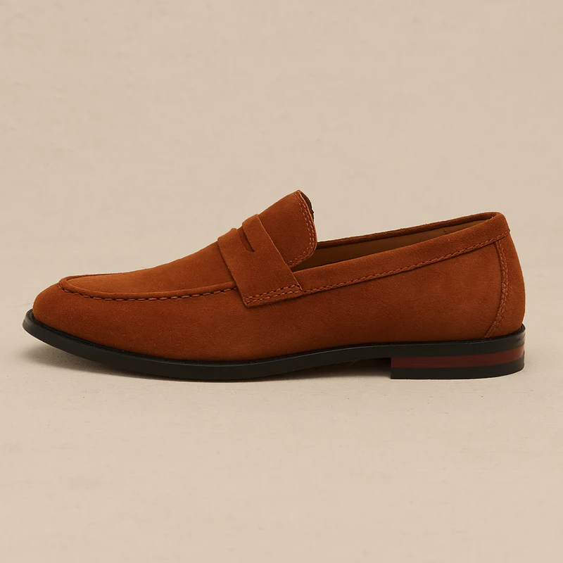 PENNY LOAFERS IN SUEDE LEATHER OLD MONEY