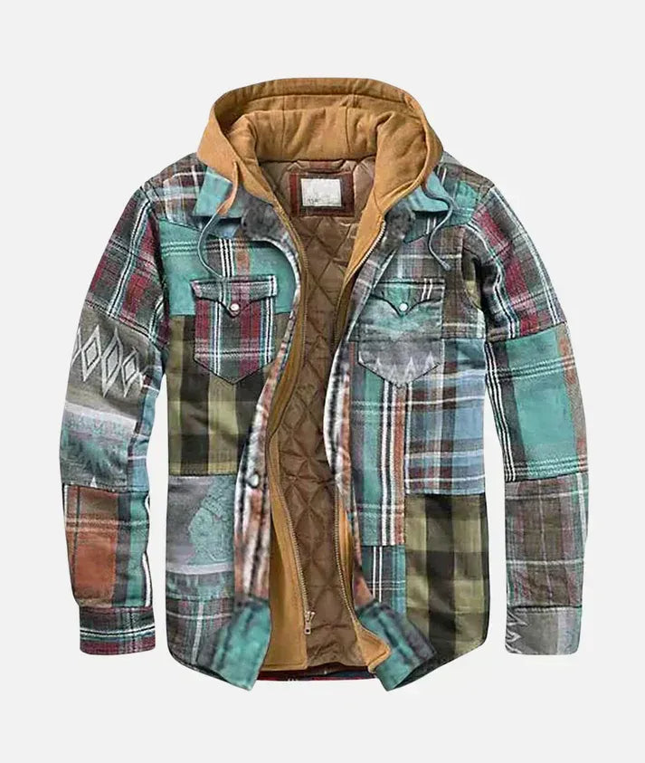 ARTHUR | PATCHWORK CHECK JACKET