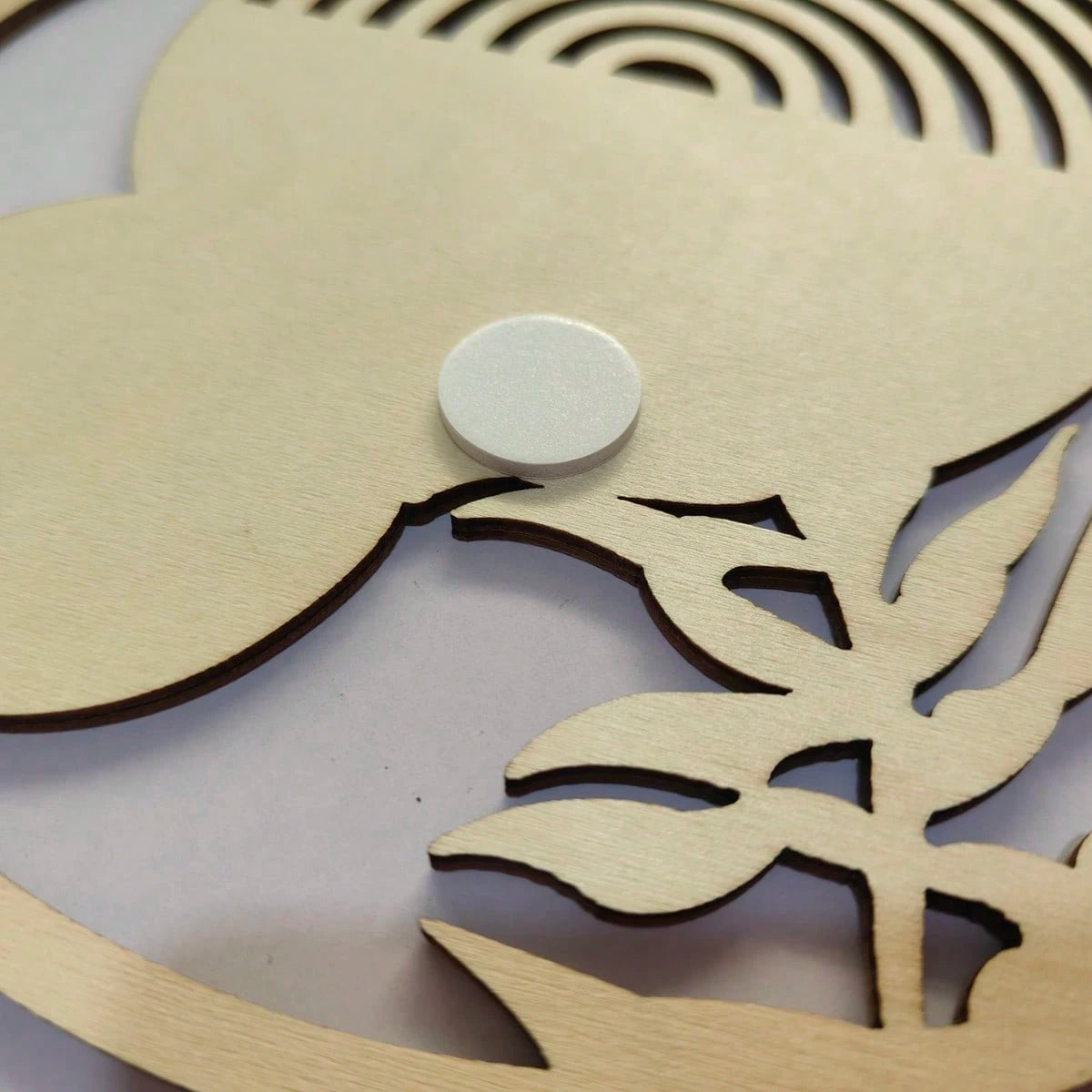 DOUCE & MIDA™ | 4 PIECES OF GREEN WOODEN WALL ART