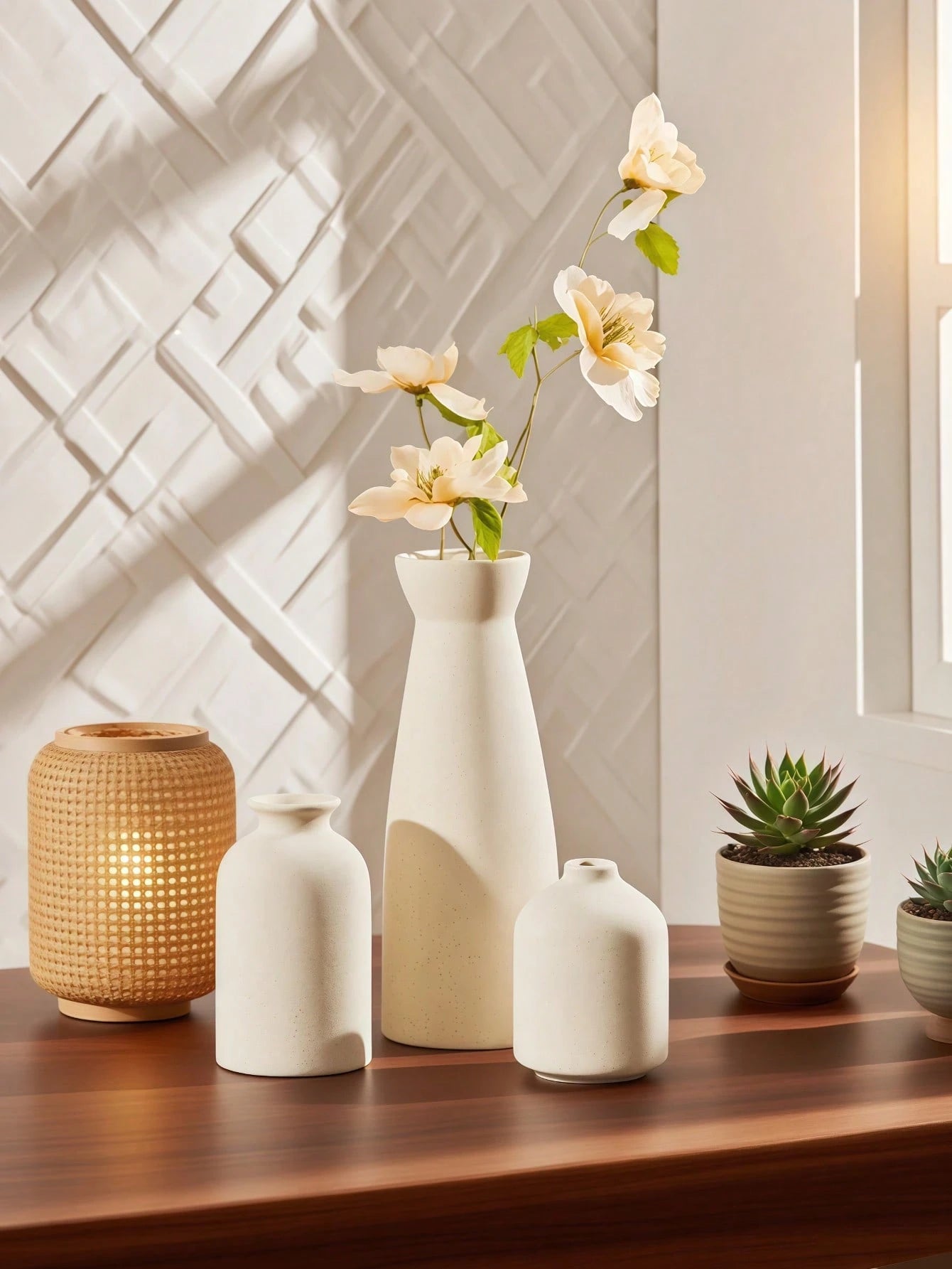 DOUCE & MIDA™ | SET OF 3 VASES