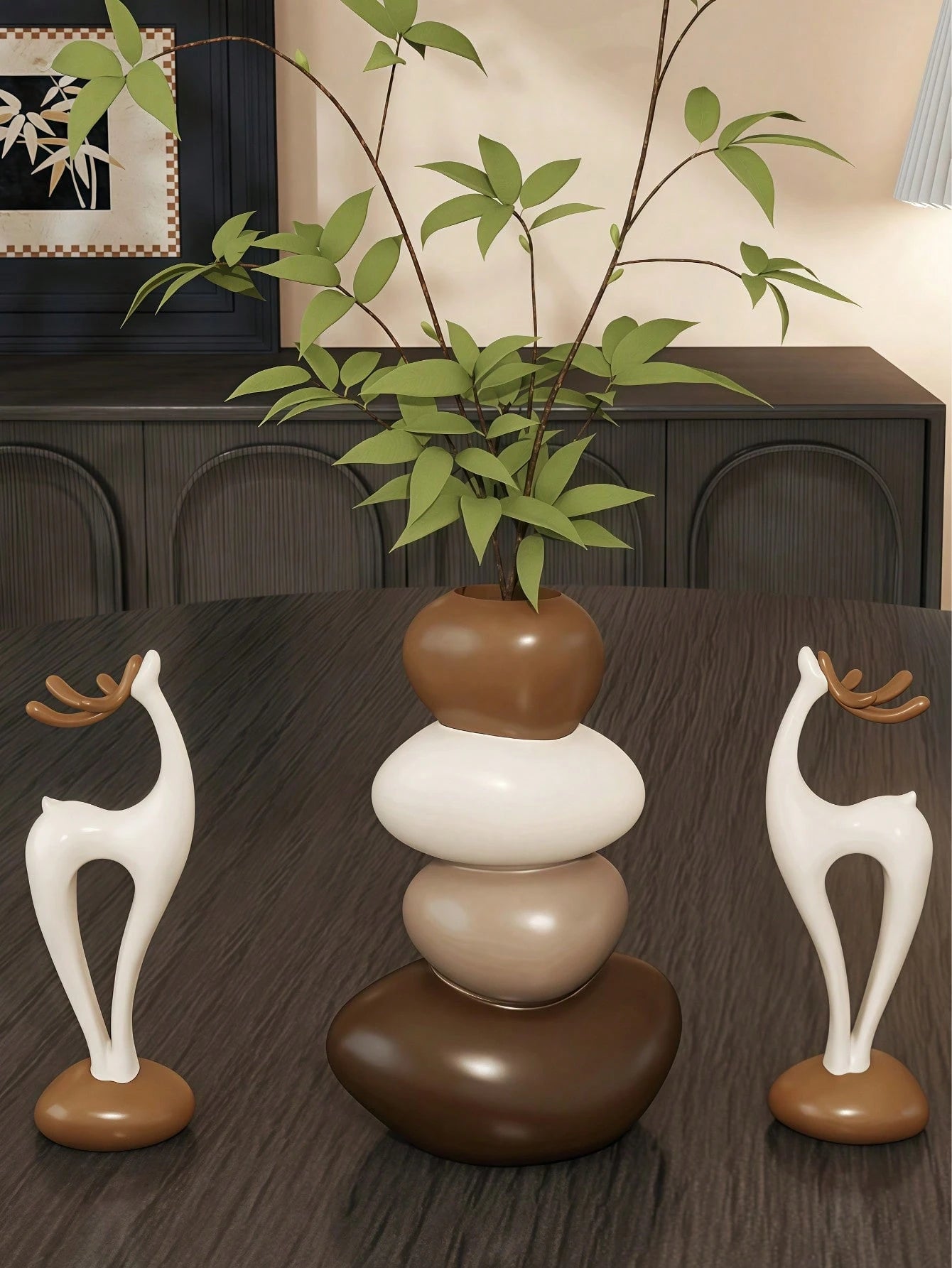 DOUCE & MIDA™ | LUCKY VASE AND REINDEER SET