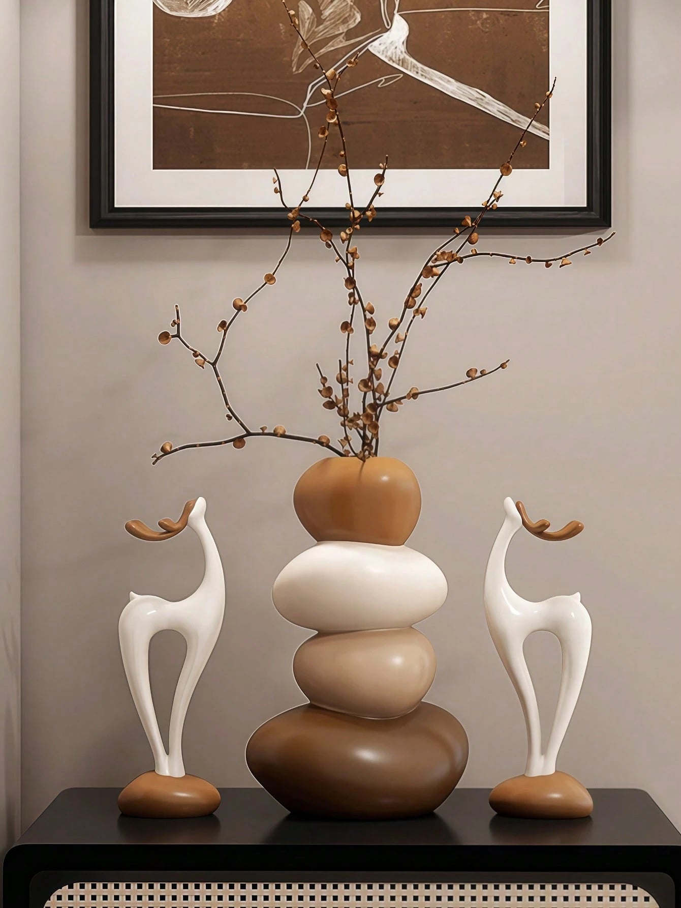 DOUCE & MIDA™ | LUCKY VASE AND REINDEER SET