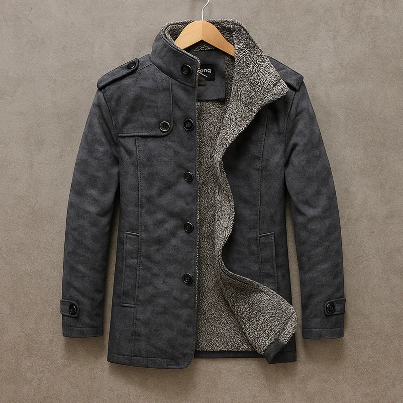 DOUCE & MIDA™ | MEN’S SUEDE COAT