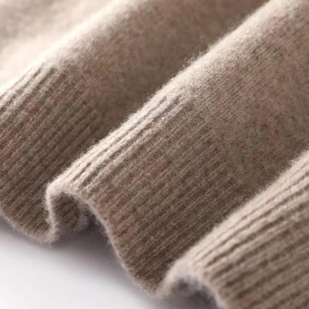 DOUCE & MIDA™ | LUXURY MERINO WOOL QUARTER-ZIP JUMPER