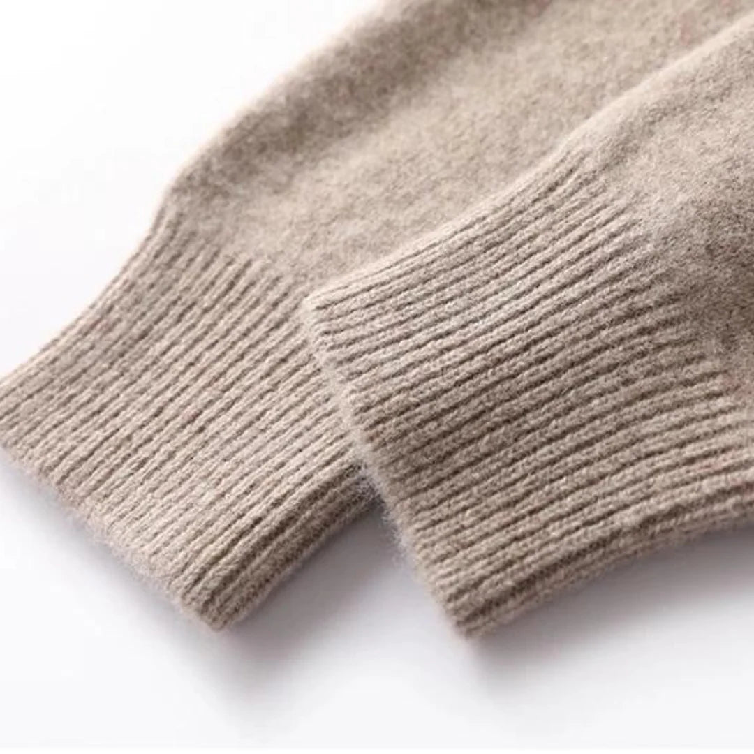 DOUCE & MIDA™ | LUXURY MERINO WOOL QUARTER-ZIP JUMPER