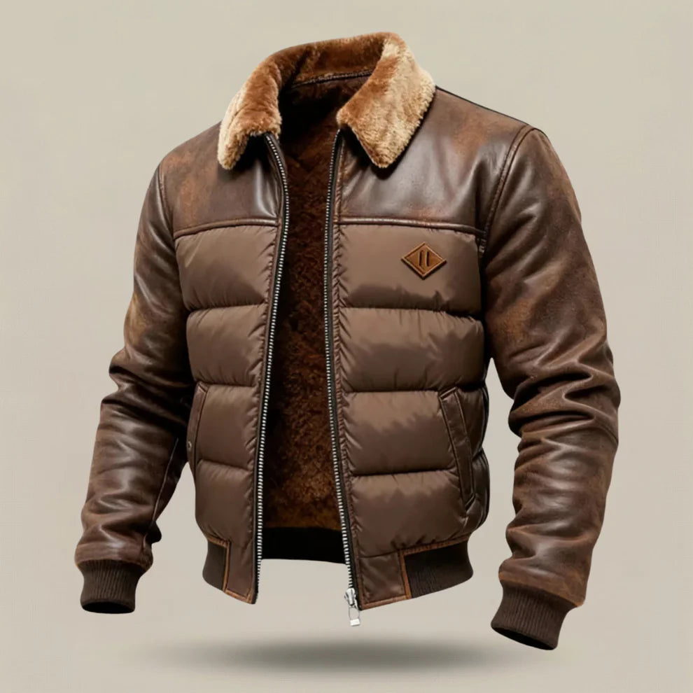 DOUCE & MIDA™ | MEN’S LEATHER JACKET
