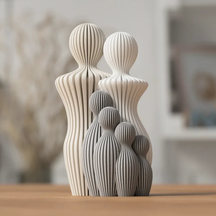 DOUCE & MIDA™ | COMPLETE FAMILY SCULPTURE