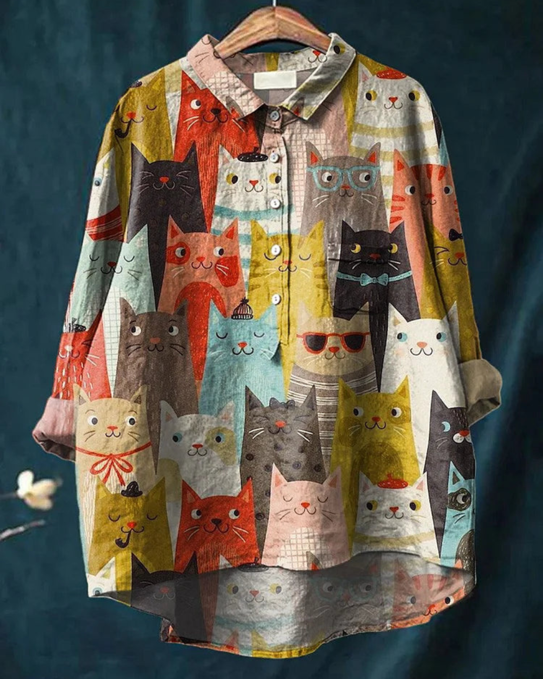 SHELLY™ | FELINE ART SHIRT