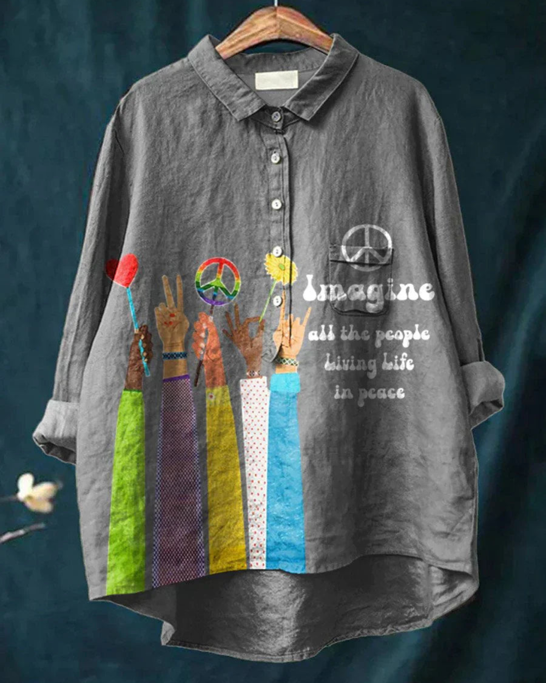 SELENE™ | HIPPIE ART SHIRT