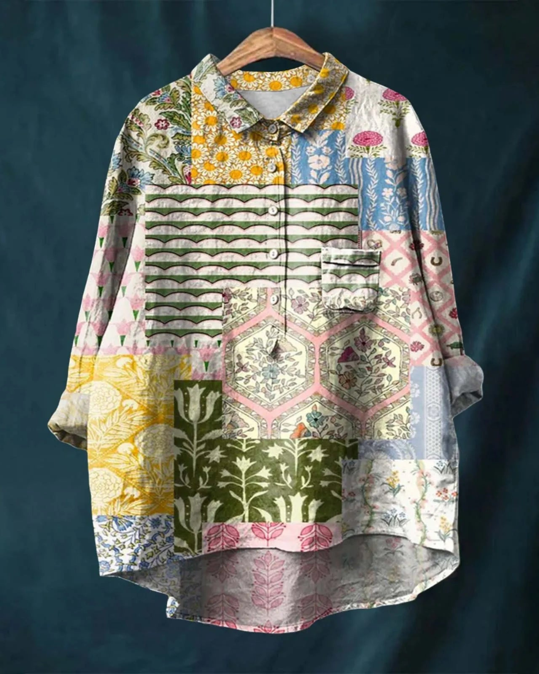 NATASHA™ | ELEGANT FLORAL SHIRT