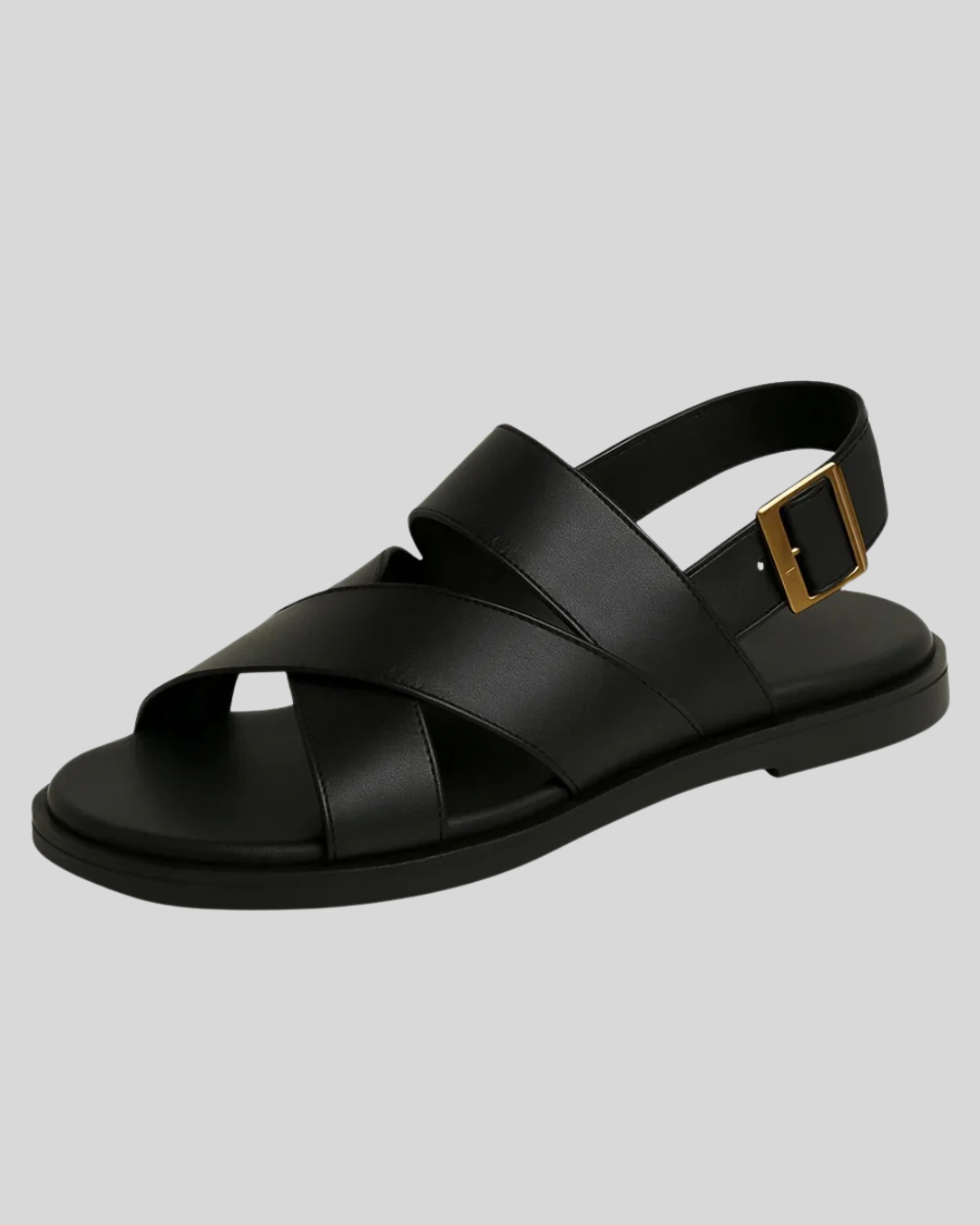 LANARO | ELEGANT CROSSED SANDALS