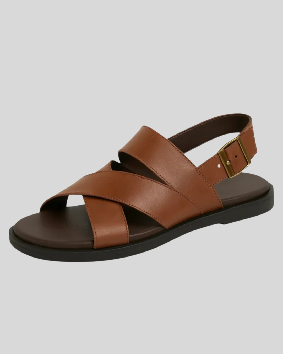 LANARO | ELEGANT CROSSED SANDALS