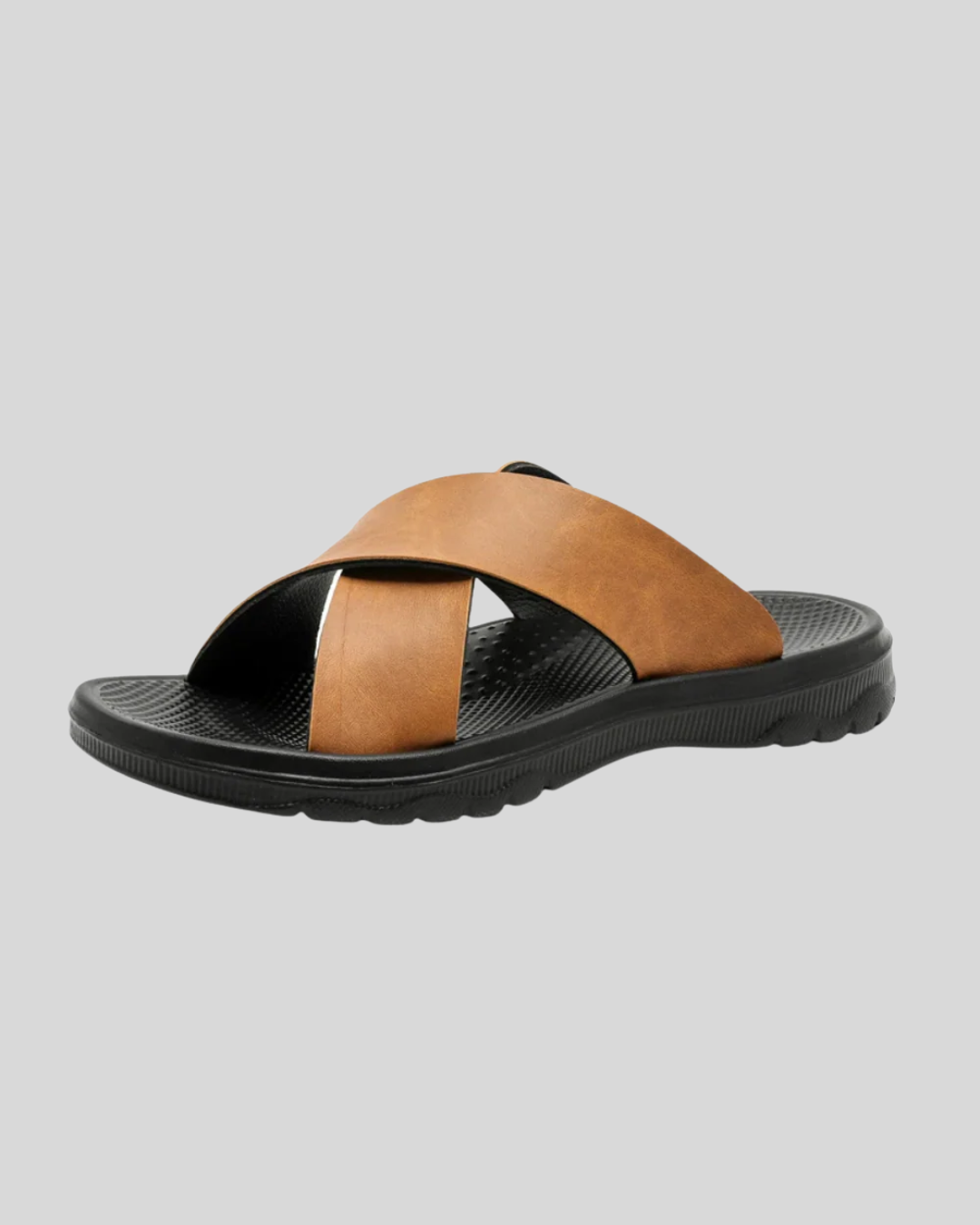 VISTIO | MEN’S CROSSED-STRAP SANDALS