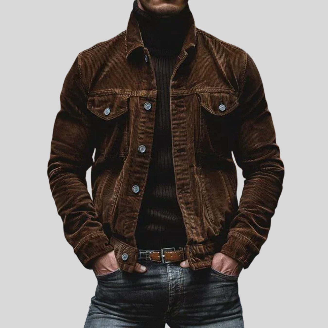 DOUCE & MIDA™ | MEN’S RETRO CORDUROY JACKET