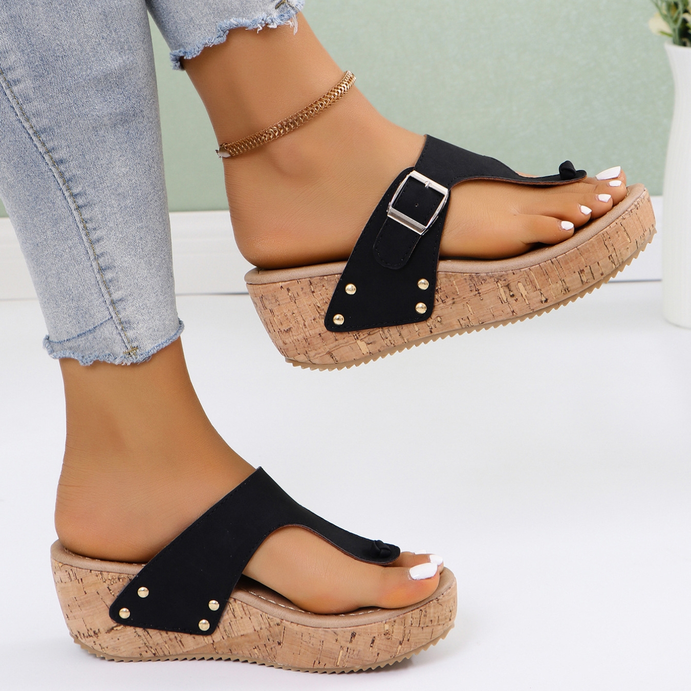 Freya | Wedge Sandals