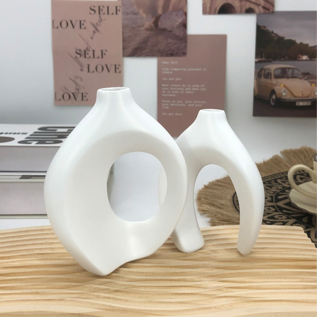 DOUCE & MIDA™ | GEOMETRIC DESIGN COMBINATION VASE