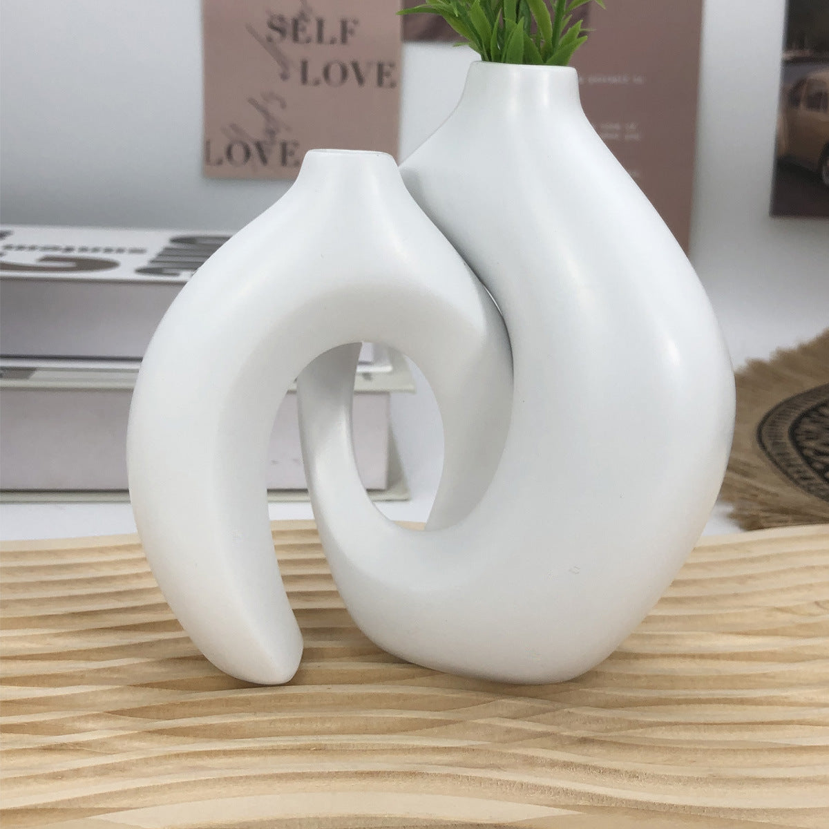 DOUCE & MIDA™ | GEOMETRIC DESIGN COMBINATION VASE