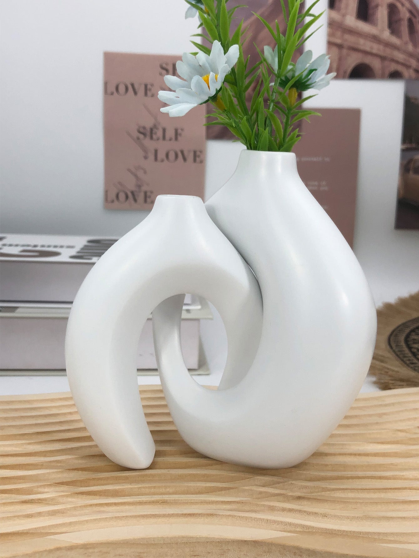 DOUCE & MIDA™ | GEOMETRIC DESIGN COMBINATION VASE