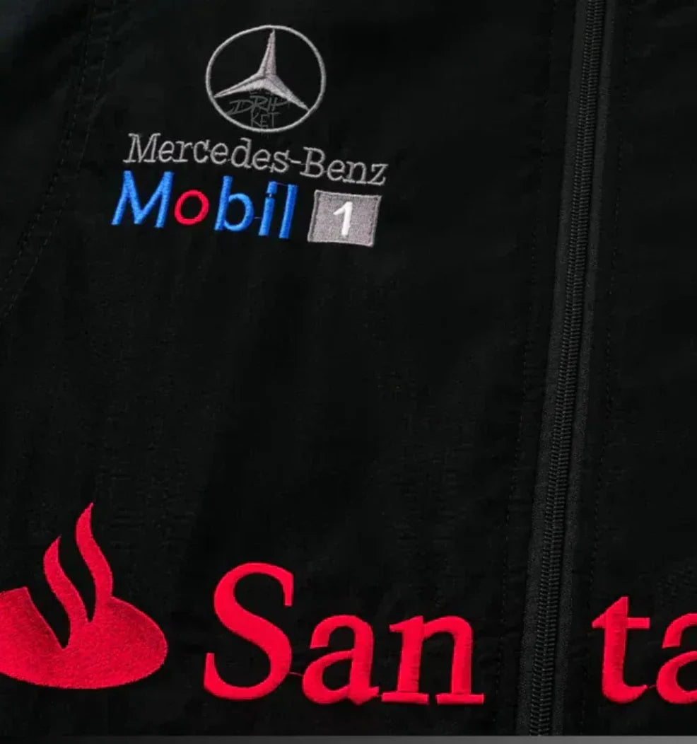 MERCEDES-BENZ SANTANDER VINTAGE RACING JACKET – BLACK EDITION