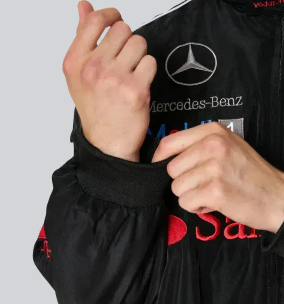 MERCEDES-BENZ SANTANDER VINTAGE RACING JACKET – BLACK EDITION