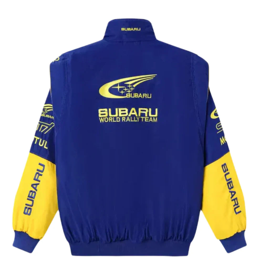 SUBARU VINTAGE RALLY RACING JACKET – BLUE EDITION