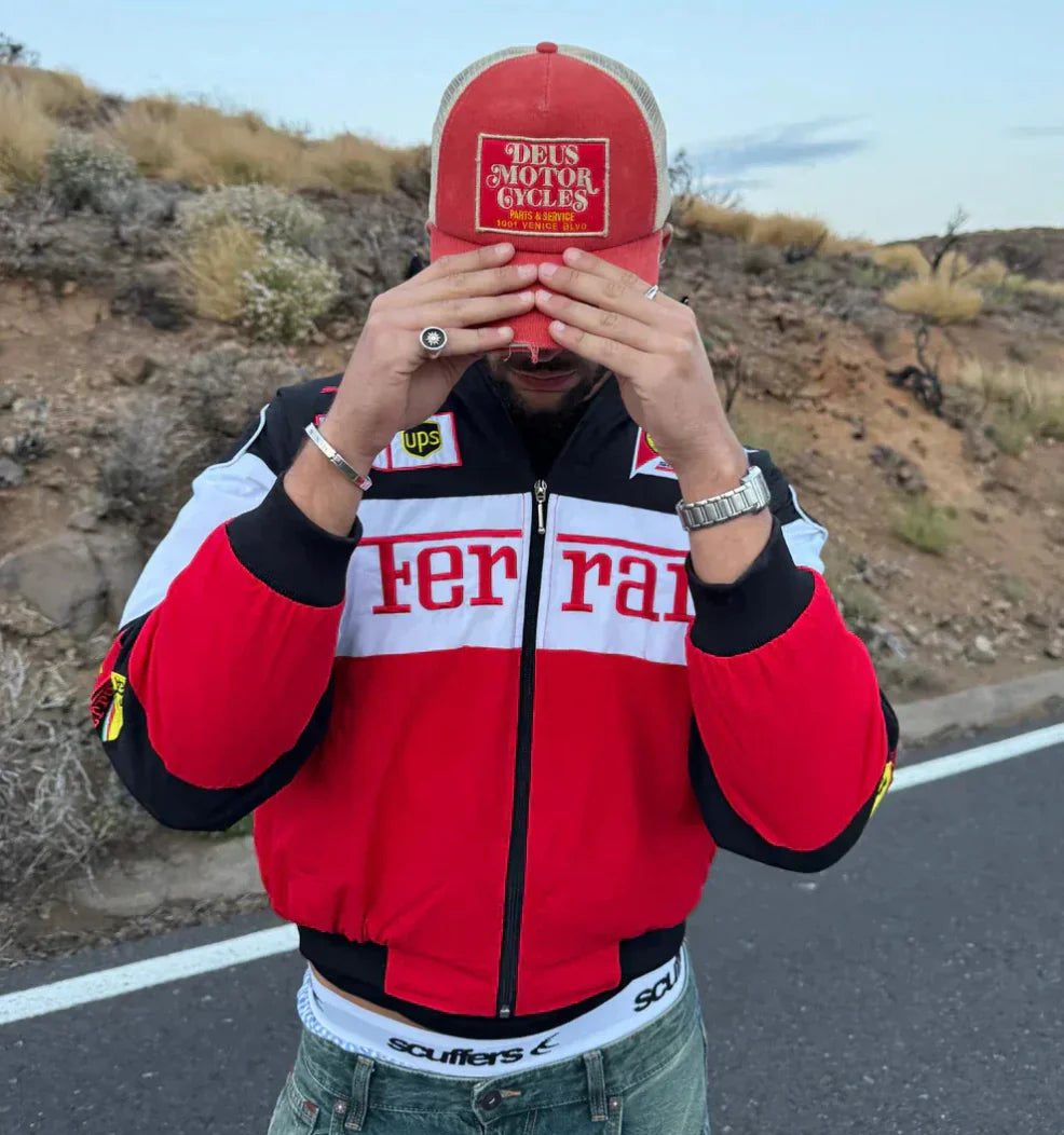 FERRARI VINTAGE F1 RACING JACKET – CLASSIC EDITION