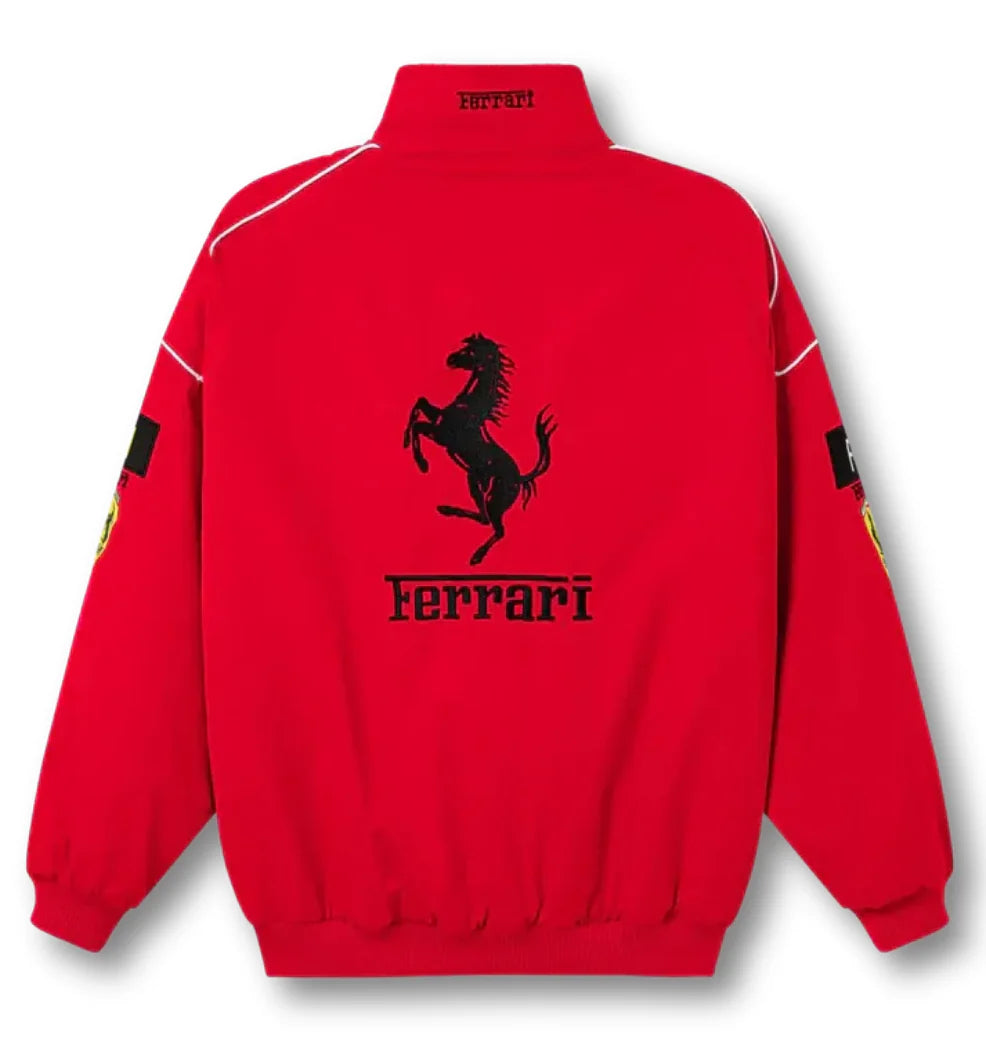 FERRARI VINTAGE F1 RACING JACKET – RED EDITION