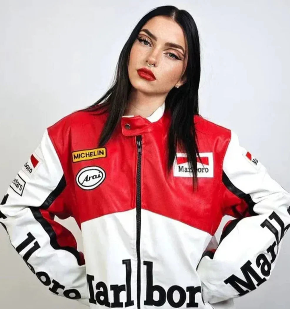 MARLBORO CLASSIC EDITION LEATHER RACING JACKET
