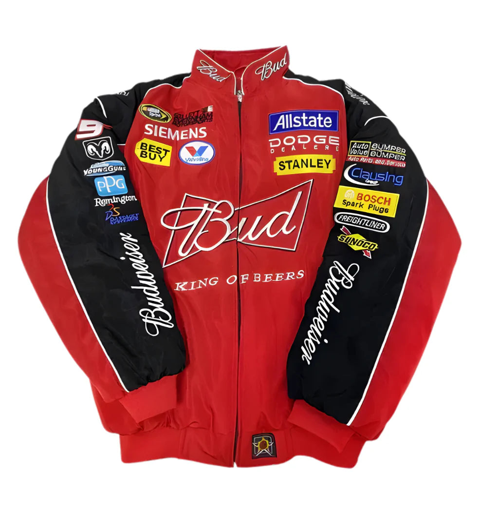 BUDWEISER VINTAGE RACING JACKET – RED EDITION