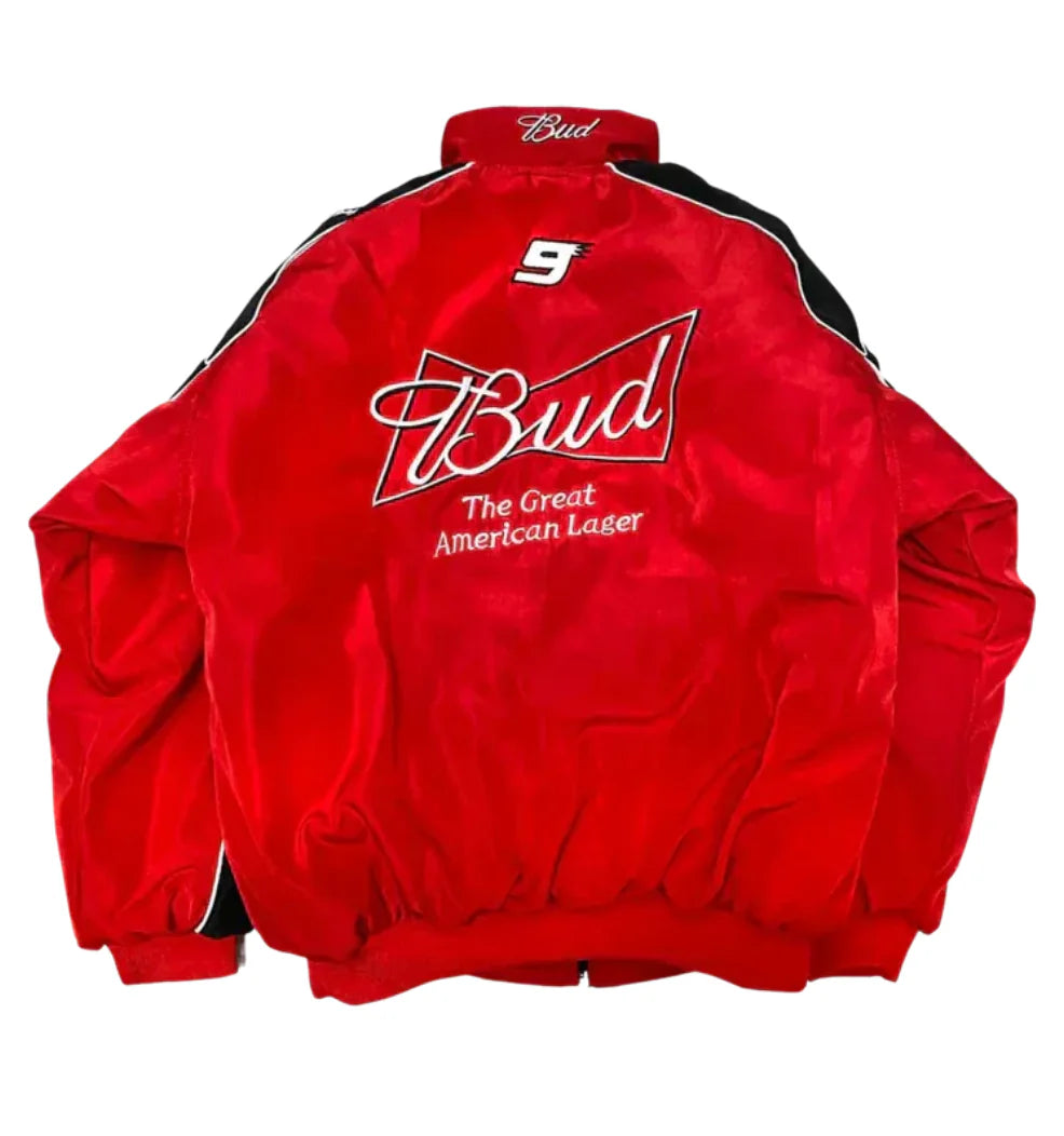 BUDWEISER VINTAGE RACING JACKET – RED EDITION