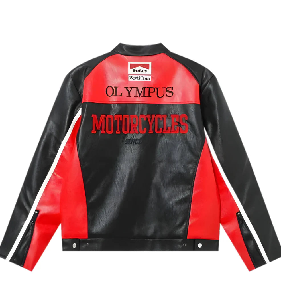 FERRARI OLYMPUS LEATHER JACKET – RED EDITION