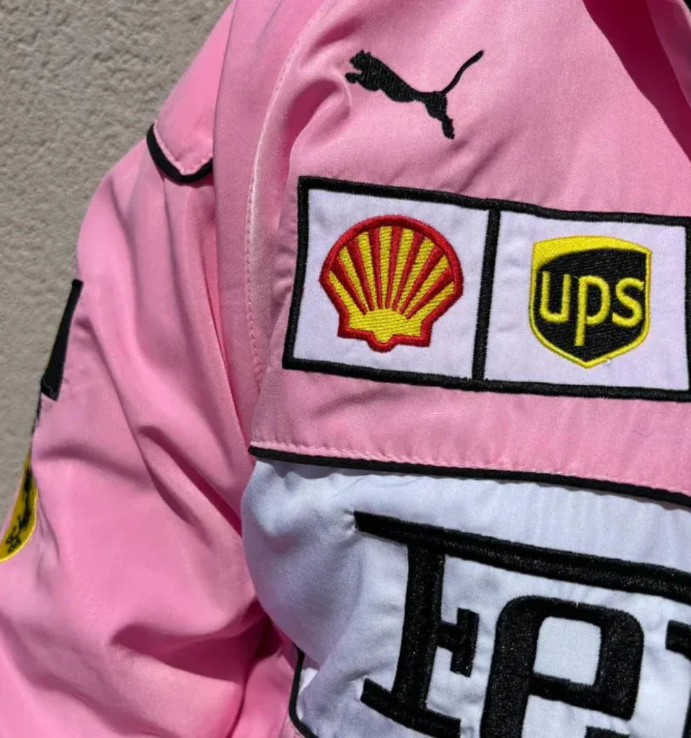 FERRARI VINTAGE F1 RACING JACKET – PINK EDITION