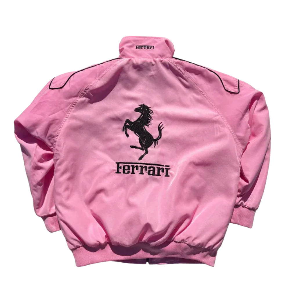 FERRARI VINTAGE F1 RACING JACKET – PINK EDITION