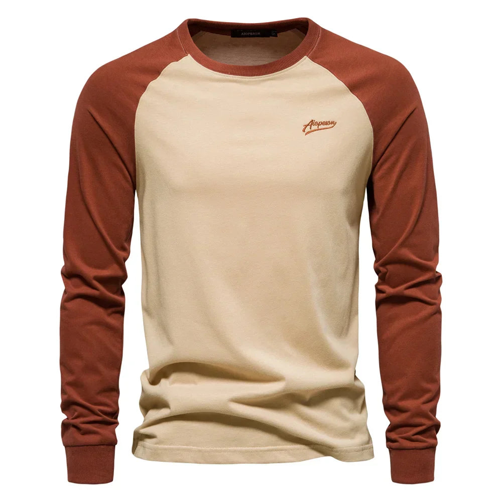AIOPESON™ | LONG-SLEEVE T-SHIRT WITH RAGLAN SLEEVES