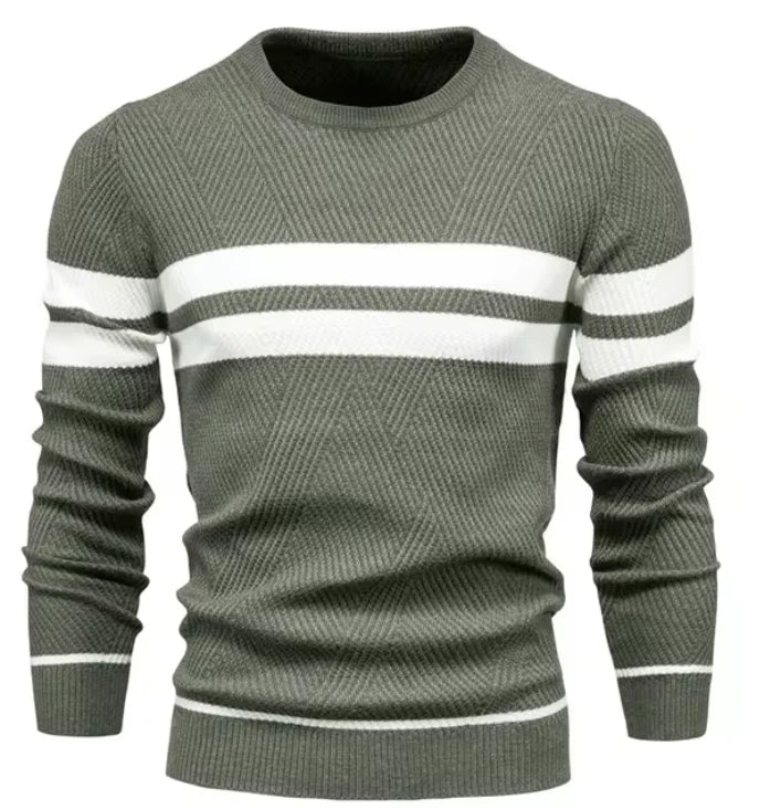 AIOPESON™ | ELEGANT HERRINGBONE PATTERN JUMPER