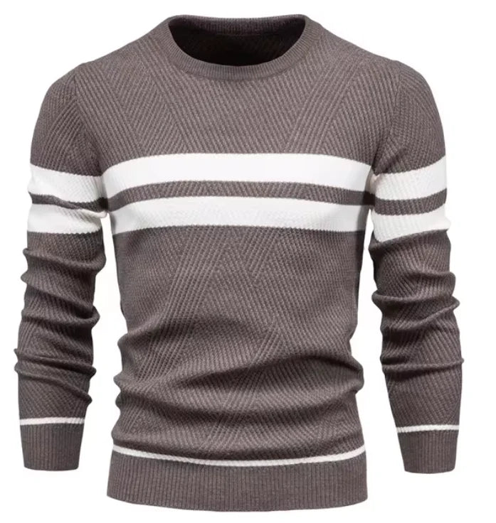 AIOPESON™ | ELEGANT HERRINGBONE PATTERN JUMPER