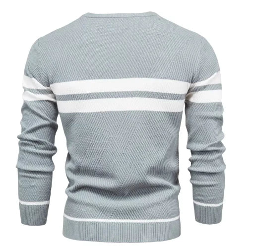 AIOPESON™ | ELEGANT HERRINGBONE PATTERN JUMPER