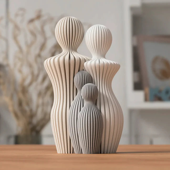 DOUCE & MIDA™ | COMPLETE FAMILY SCULPTURE