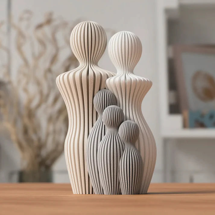 DOUCE & MIDA™ | COMPLETE FAMILY SCULPTURE