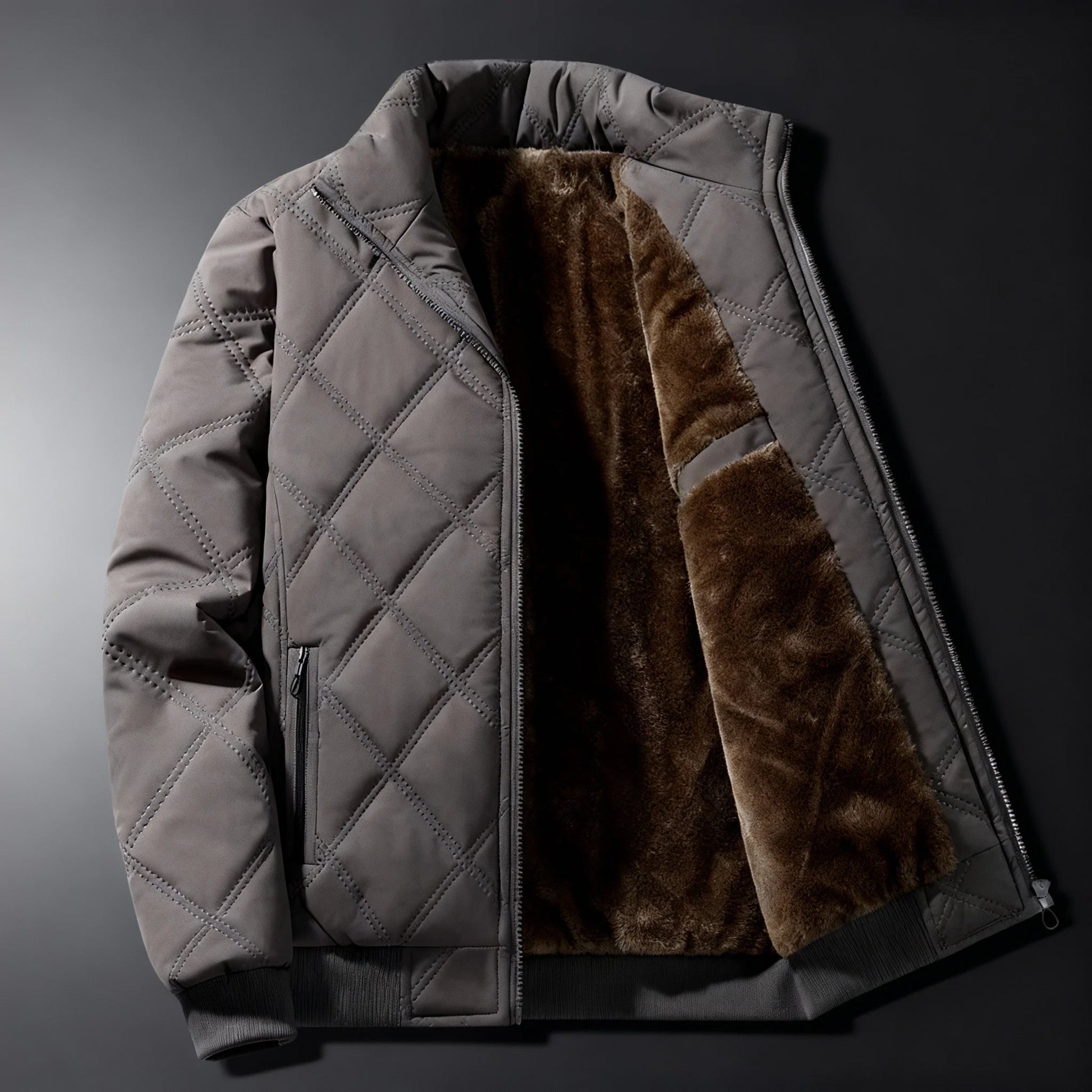 DOUCE & MIDA™ | MEN’S PADDED FLEECE JACKET