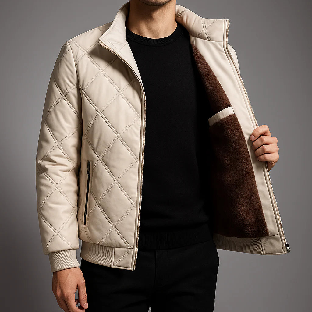 DOUCE & MIDA™ | MEN’S PADDED FLEECE JACKET