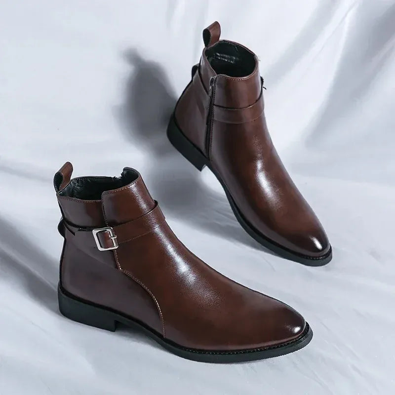 CARLO | GENUINE LEATHER CHELSEA BOOTS
