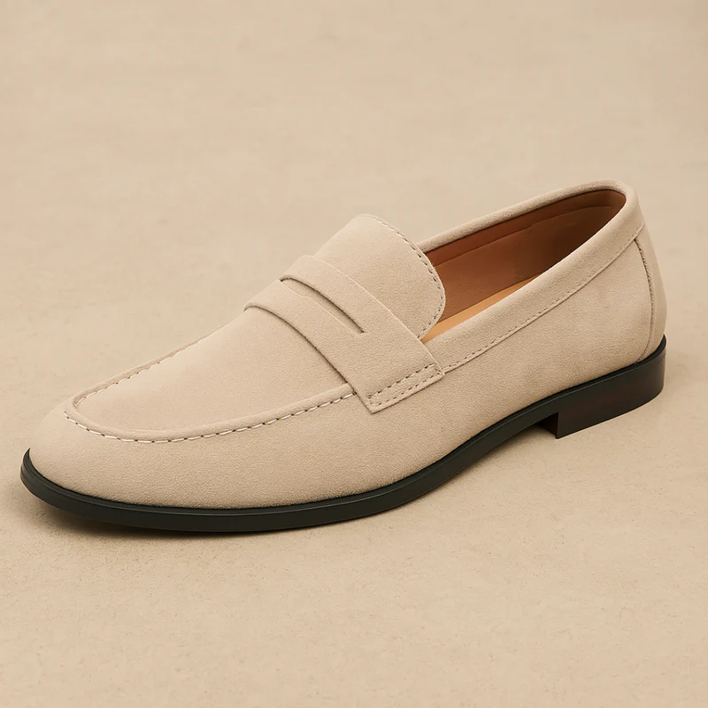 PENNY LOAFERS IN SUEDE LEATHER OLD MONEY