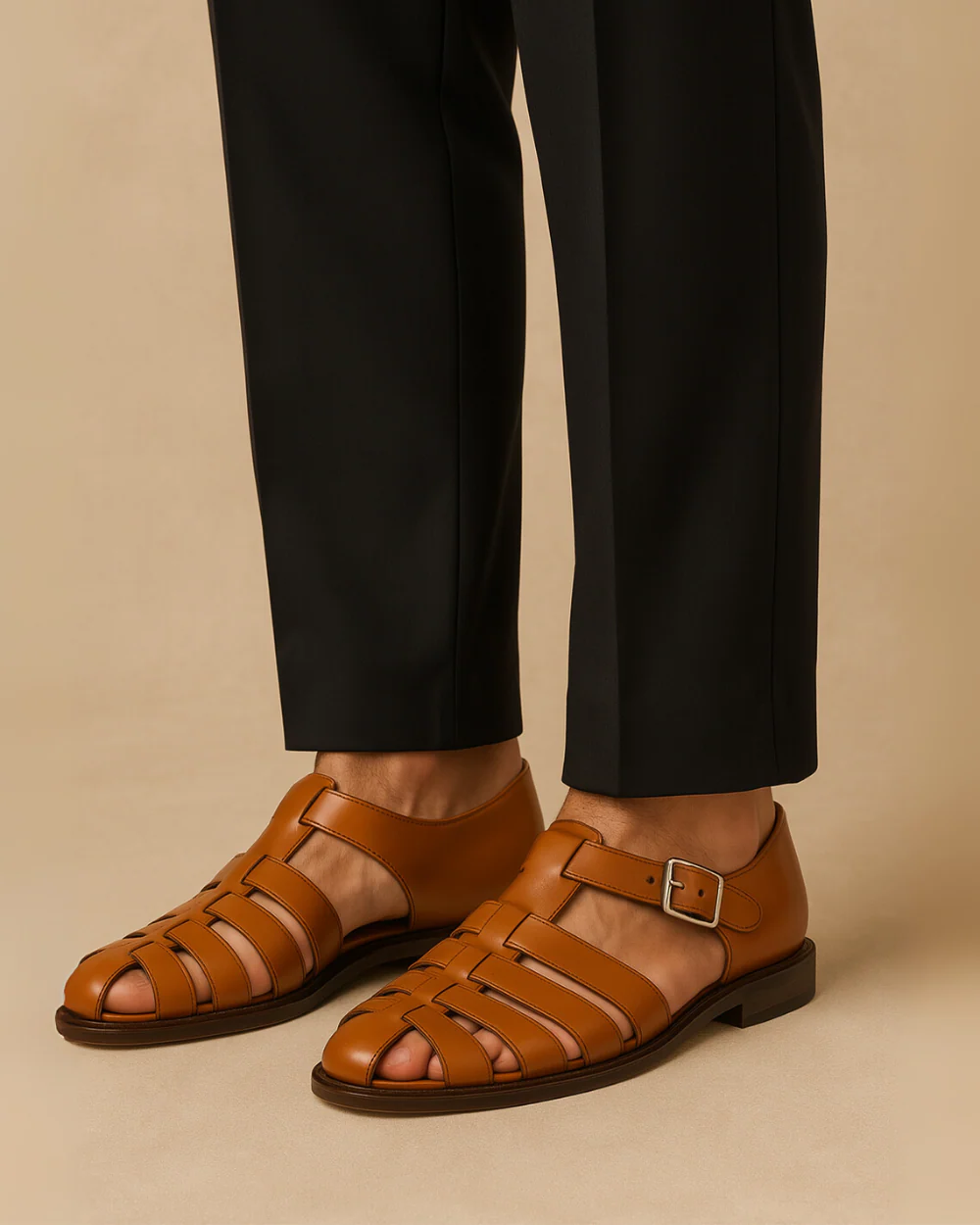 HENRY | CLOSED-TOE SANDAL WITH STRAP