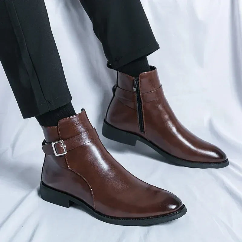 CARLO | GENUINE LEATHER CHELSEA BOOTS