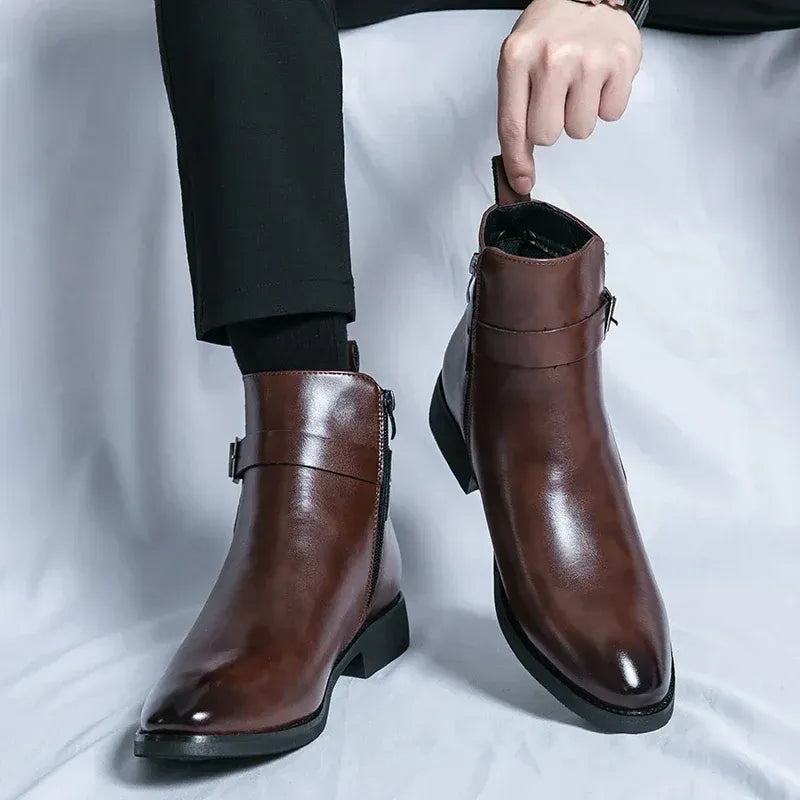 CARLO | GENUINE LEATHER CHELSEA BOOTS