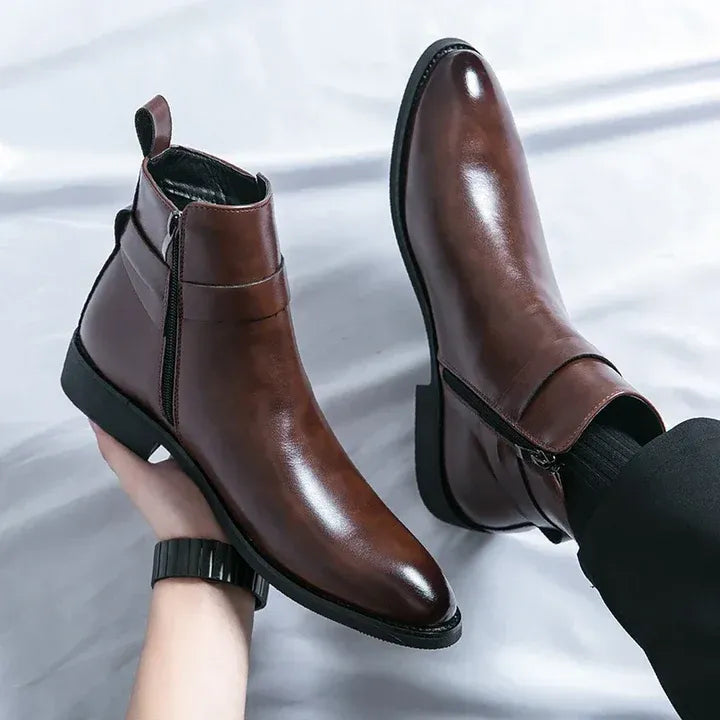 CARLO | GENUINE LEATHER CHELSEA BOOTS